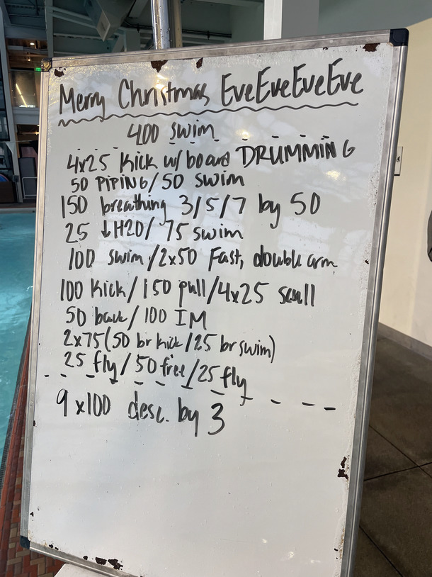 The Plunge Masters practice from Wednesday, December 21, 2022