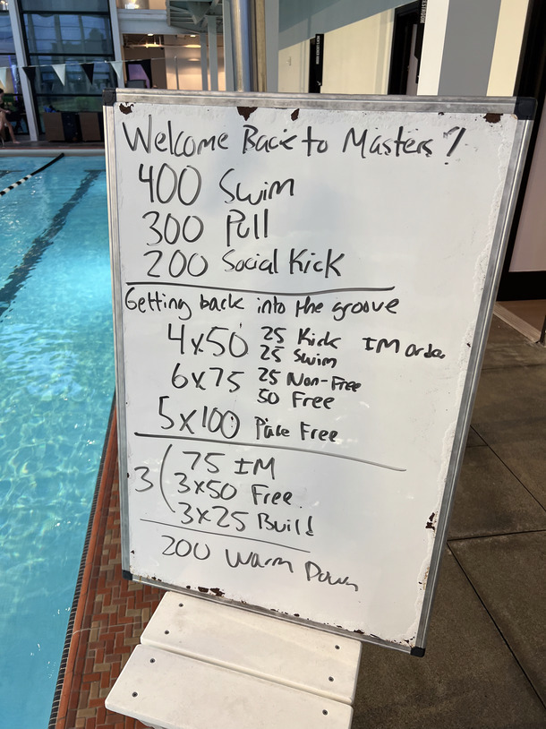 The Plunge Masters practice from Monday, January 9, 2023
