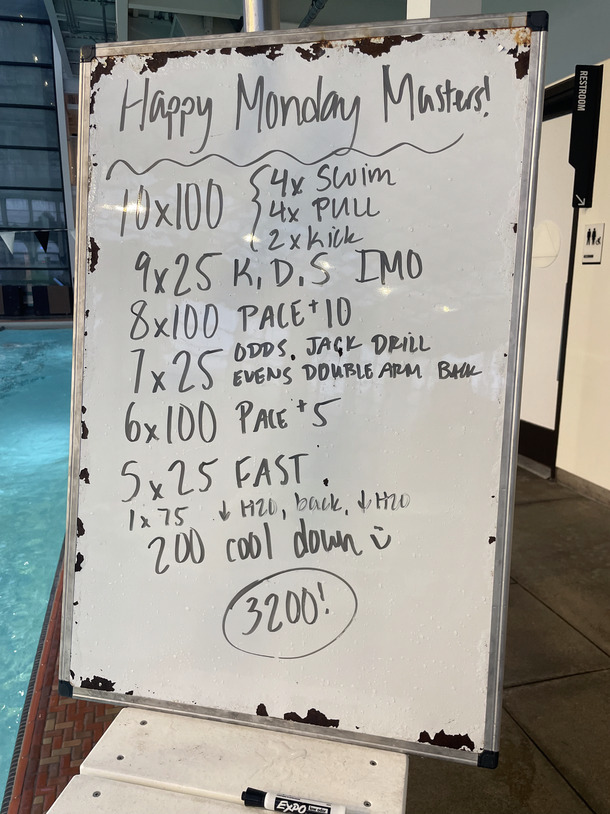 The Plunge Masters practice from Monday, January 30, 2023