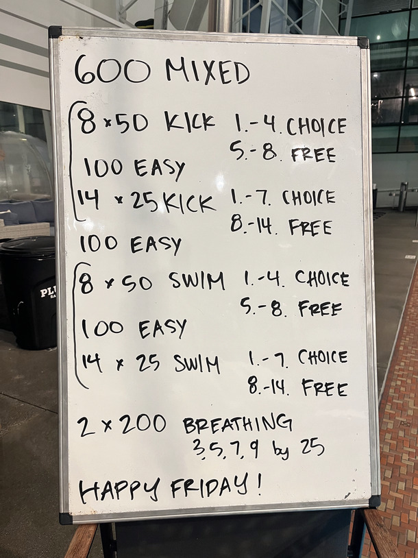 The Plunge Masters practice from Friday, October 20, 2023