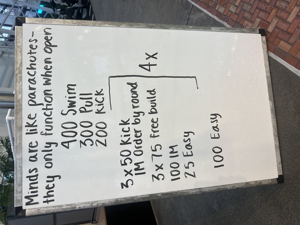 The Plunge Masters practice from Wednesday, April 23, 2025