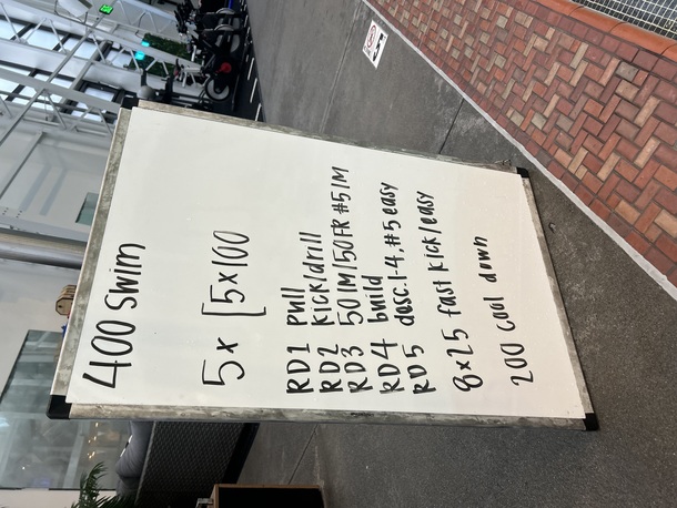 The Plunge Masters practice from Monday, May 5, 2025