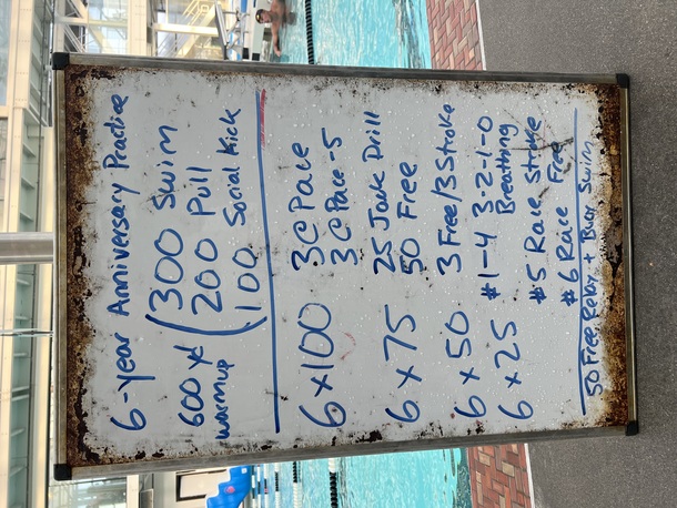 The Plunge Masters practice from Wednesday, August 6, 2025