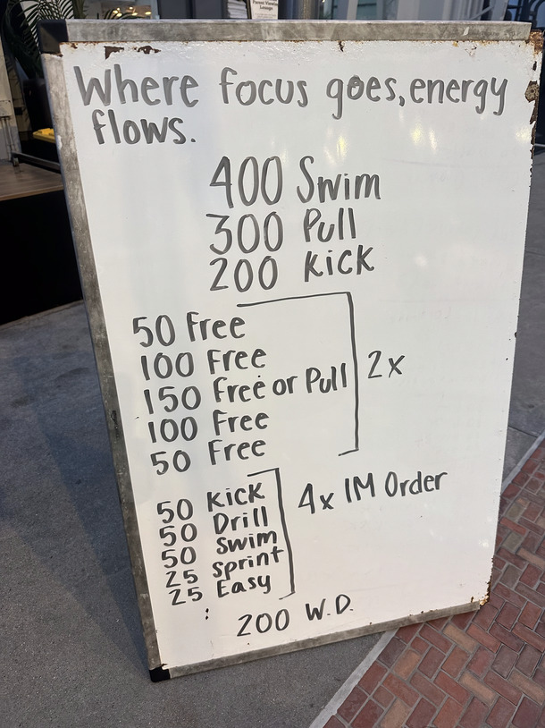 The Plunge Masters practice from Monday, August 18, 2025