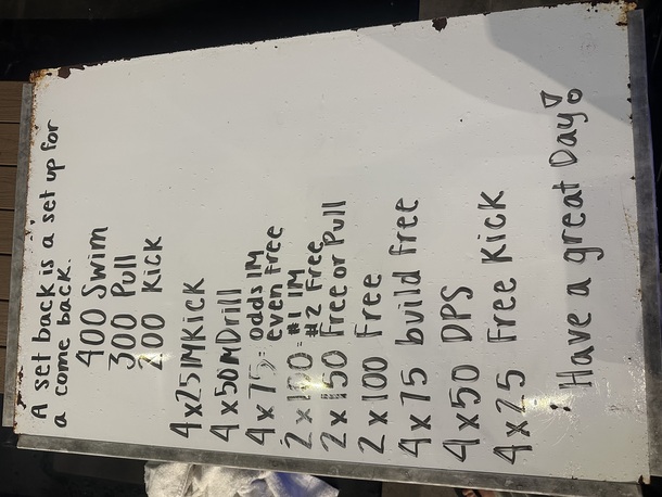 The Plunge Masters practice from Tuesday, September 9, 2025