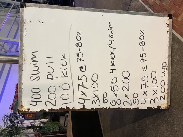 The Plunge Masters practice from Tuesday, September 30, 2025