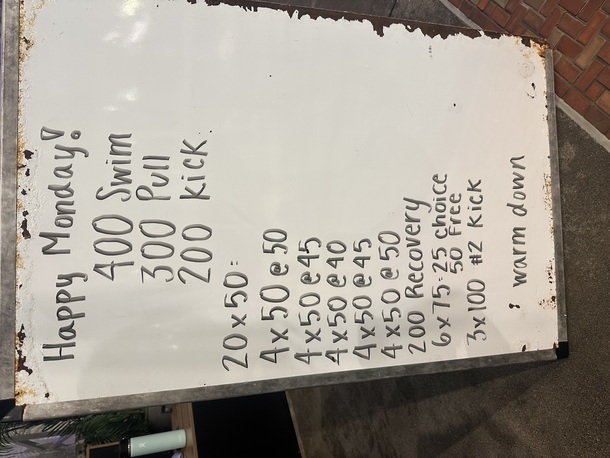 The Plunge Masters practice from Monday, October 13, 2025