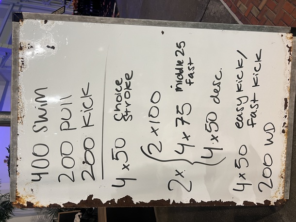 The Plunge Masters practice from Monday, October 27, 2025