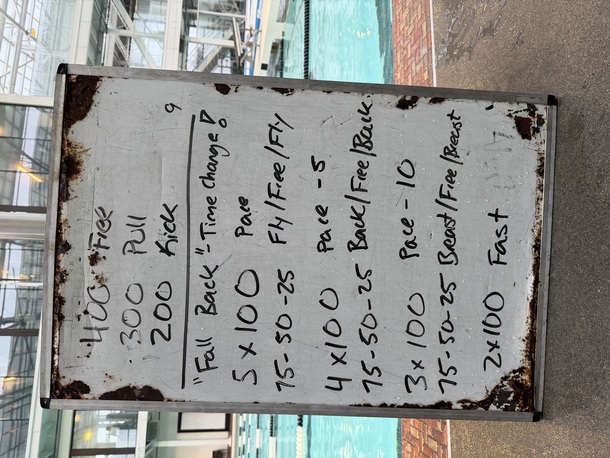 The Plunge Masters practice from Monday, November 3, 2025