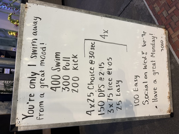 The Plunge Masters practice from Monday, November 10, 2025