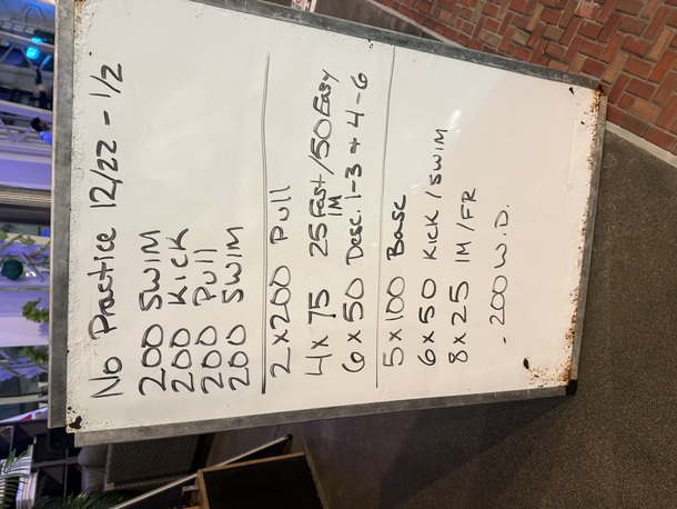 The Plunge Masters practice from Tuesday, December 16, 2025