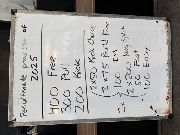 The Plunge Masters practice from Thursday, December 18, 2025