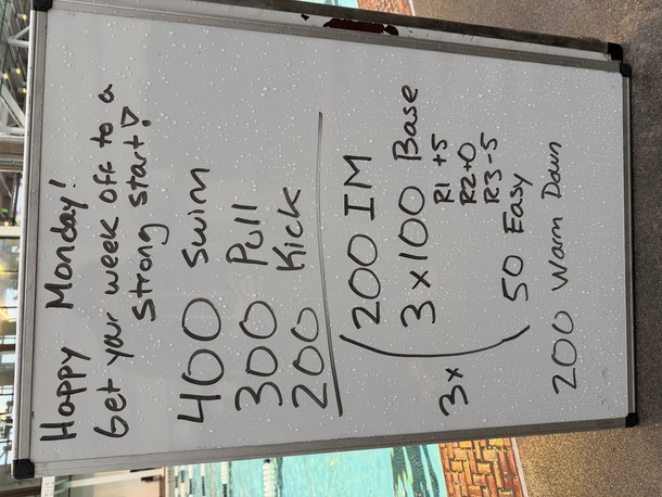 The Plunge Masters practice from Monday, April 6, 2026