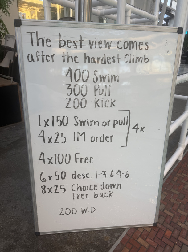 The Plunge Masters practice from Wednesday, April 29, 2026