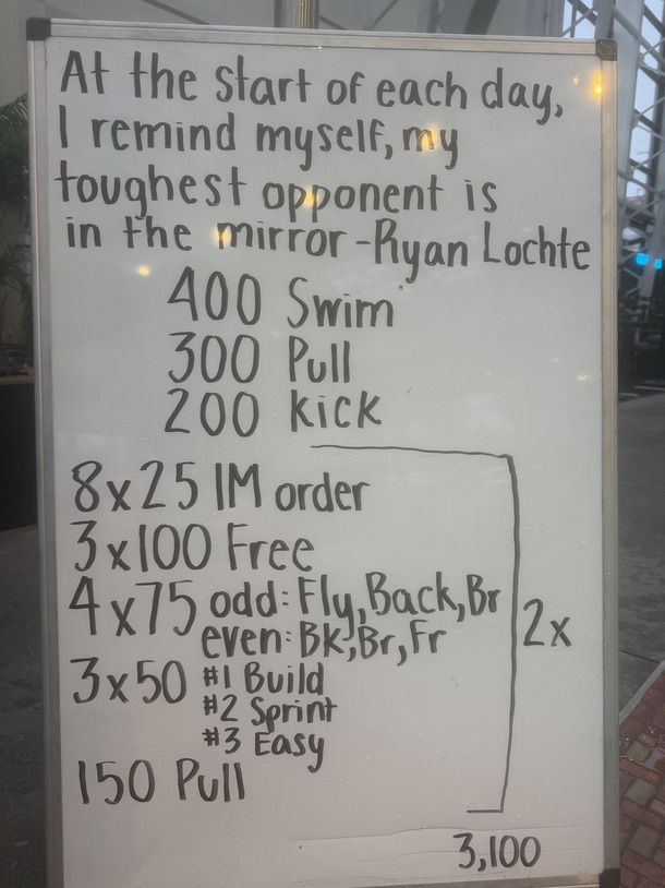 The Plunge Masters practice from Tuesday, May 12, 2026