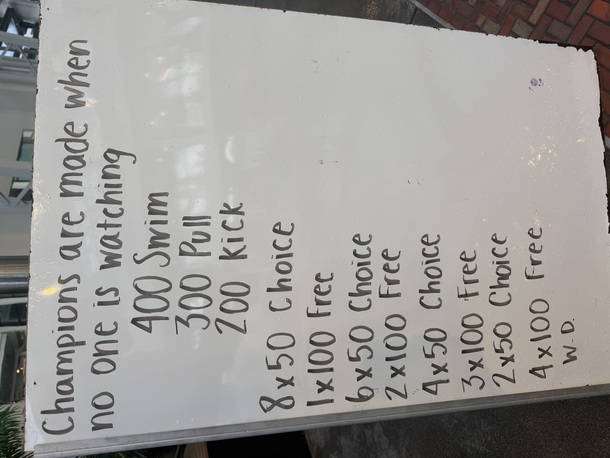 The Plunge Masters practice from Friday, September 4, 2026