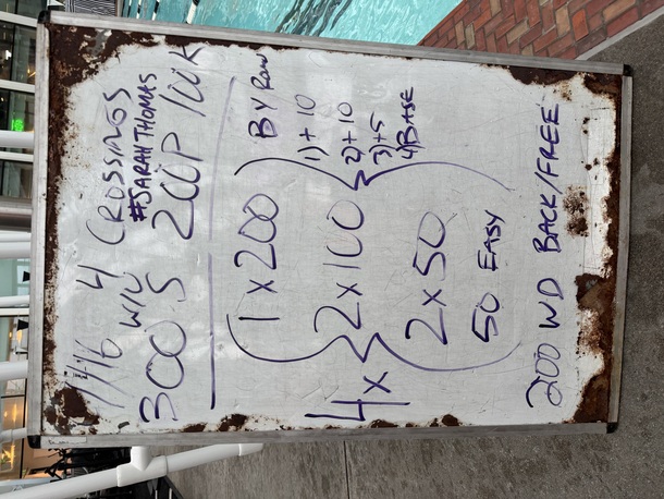 The Plunge Masters practice from Wednesday, September 16, 2026