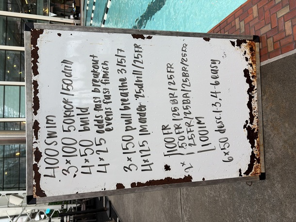 The Plunge Masters practice from Monday, September 21, 2026