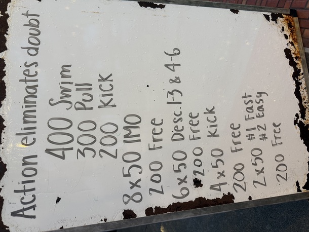 The Plunge Masters practice from Wednesday, September 23, 2026