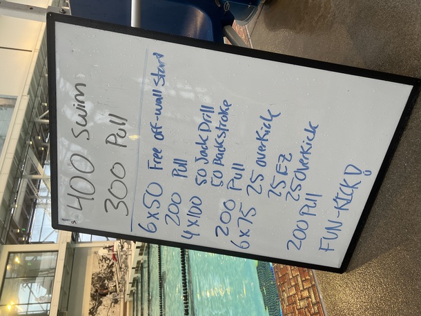The Plunge Masters practice from Wednesday, January 24, 2024